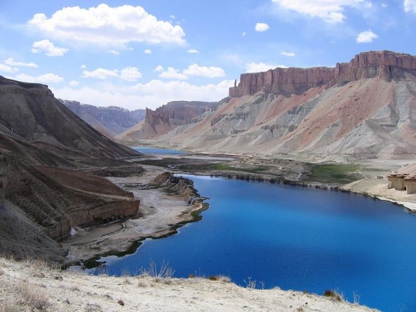Band-e Amir National Park, kendt som Afghanistans Grand Canyon. Foto: USAID, Wikimedia Commons.